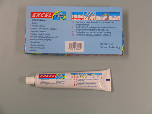 list of toothpaste made in china